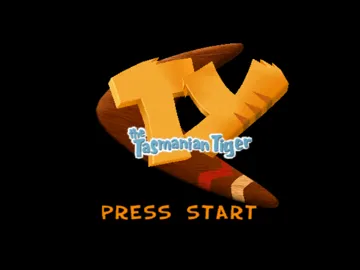 TY the Tasmanian Tiger screen shot title